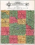 Marion County Outline Map, Marion County 1917